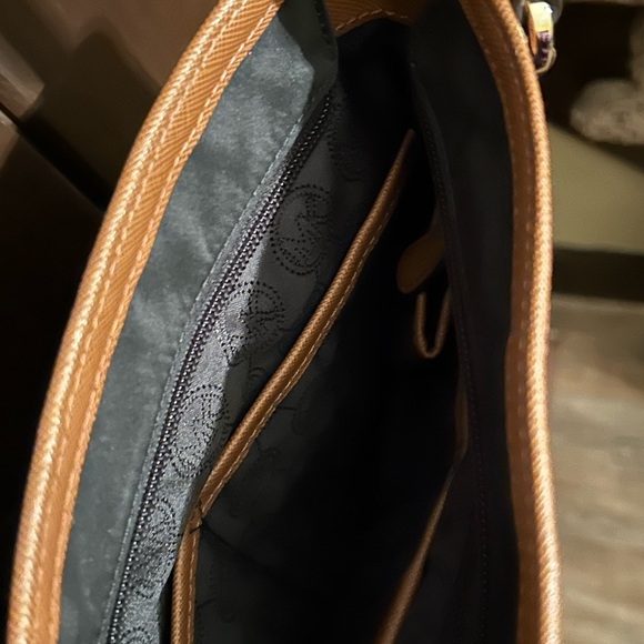 Michael Kors Black and Tan Crossbody Bag - Picture 6 of 7